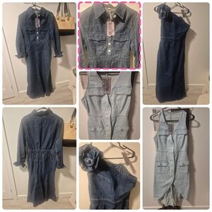 Elegant Denim Dress Set for Women.